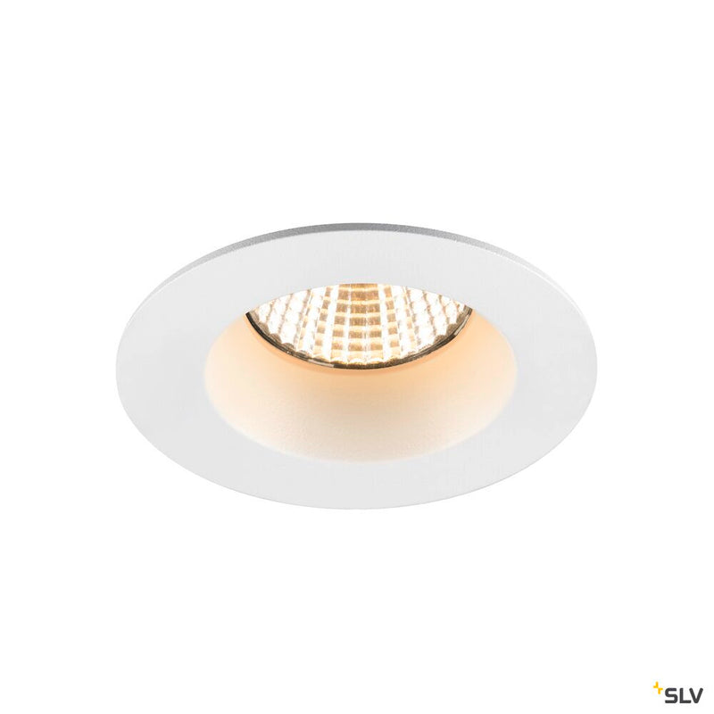 SLV 1007441 NEW TRIA® UNIVERSAL 68, recessed ceiling light, 2500/3000/4000 K, 38°, IP 20 / IP 65, round, white