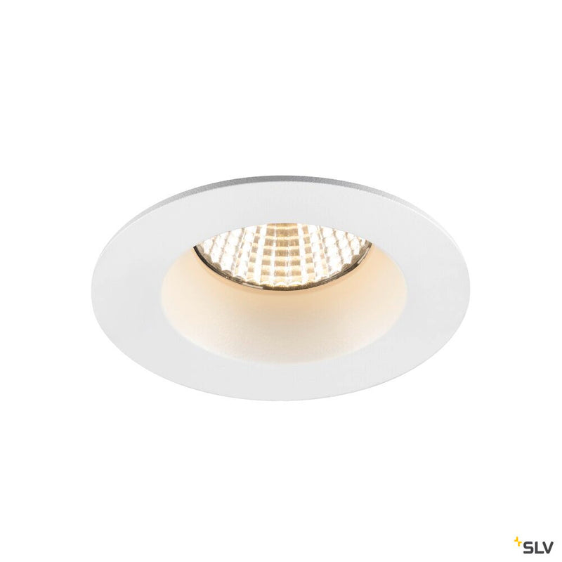 SLV 1007441 NEW TRIA® UNIVERSAL 68, recessed ceiling light, 2500/3000/4000 K, 38°, IP 20 / IP 65, round, white