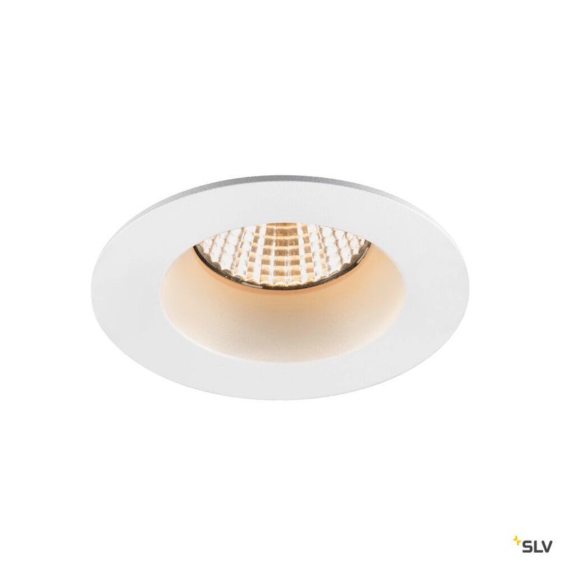 SLV 1007441 NEW TRIA® UNIVERSAL 68, recessed ceiling light, 2500/3000/4000 K, 38°, IP 20 / IP 65, round, white