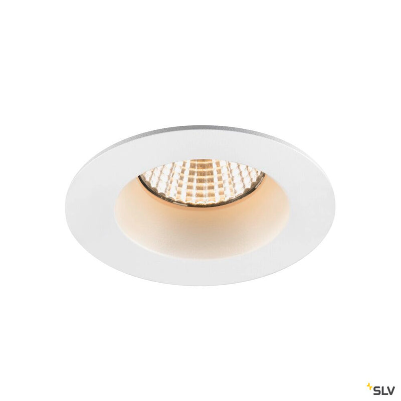 SLV 1007441 NEW TRIA® UNIVERSAL 68, recessed ceiling light, 2500/3000/4000 K, 38°, IP 20 / IP 65, round, white
