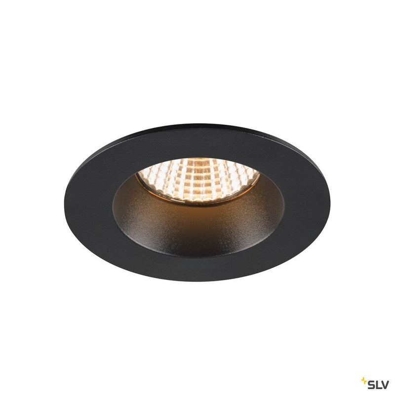 SLV 1007442 NEW TRIA® UNIVERSAL 68, recessed ceiling light, 2500/3000/4000 K, 38°, IP 20 / IP 65, round, black