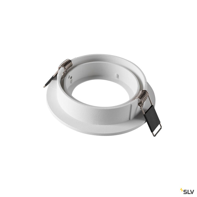 SLV 1007443 NEW TRIA® 95, ceiling installation ring, D: 11 H: 2.6 cm, IP 20, white