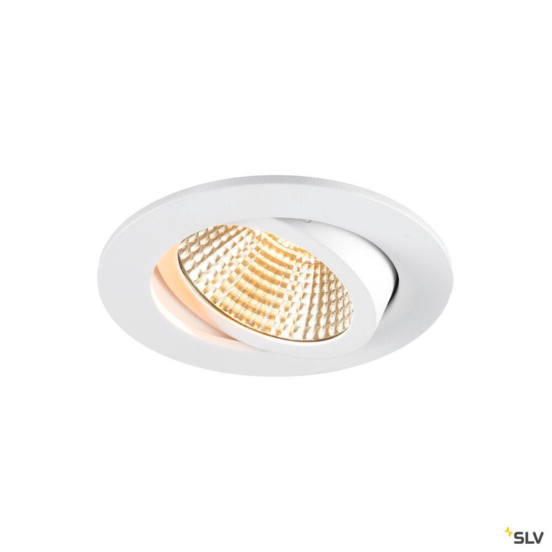 SLV 1007443 NEW TRIA® 95, ceiling installation ring, D: 11 H: 2.6 cm, IP 20, white
