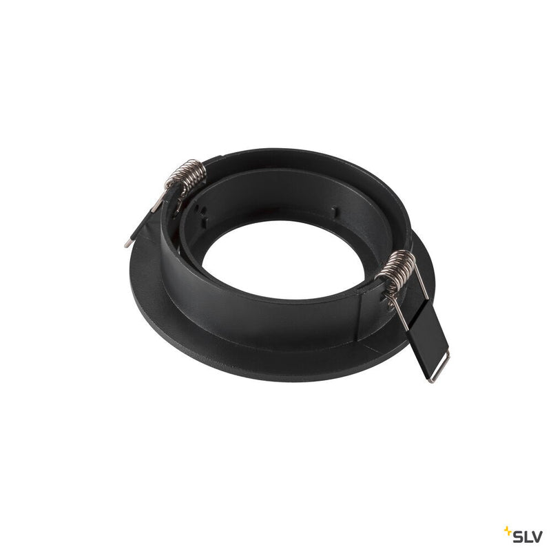 SLV 1007444 NEW TRIA® 95, ceiling installation ring, D: 11 H: 2.6 cm, IP 20, black
