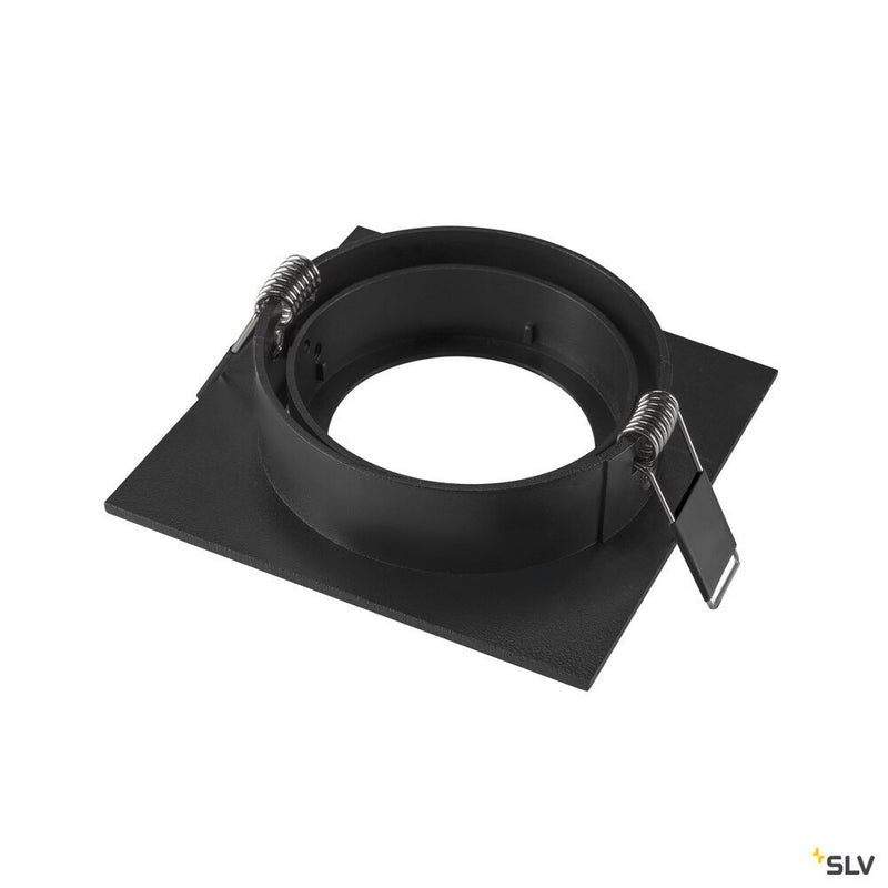 SLV 1007446 NEW TRIA® 95, ceiling installation ring, L: 11 W: 11 H: 2.6 cm, IP 20, black