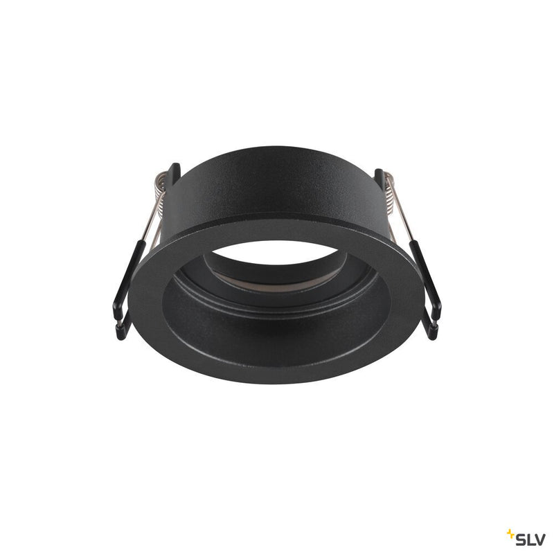 SLV 1007451 NEW TRIA® 68, ceiling installation ring, recessed, D: 8.2 H: 4.4 cm, IP 20, black