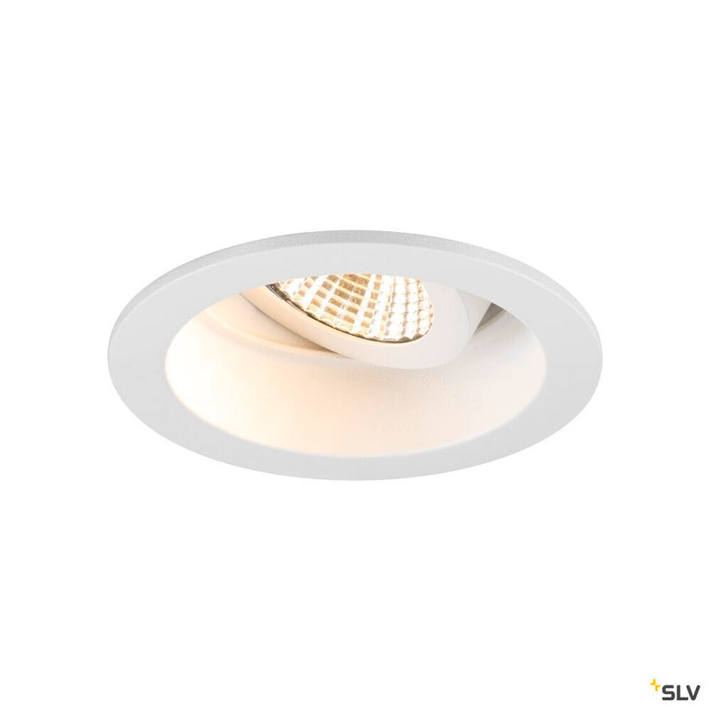 SLV 1007453 NEW TRIA® 68, ceiling installation ring, recessed, D: 8.2 H: 4.4 cm, IP 20, white