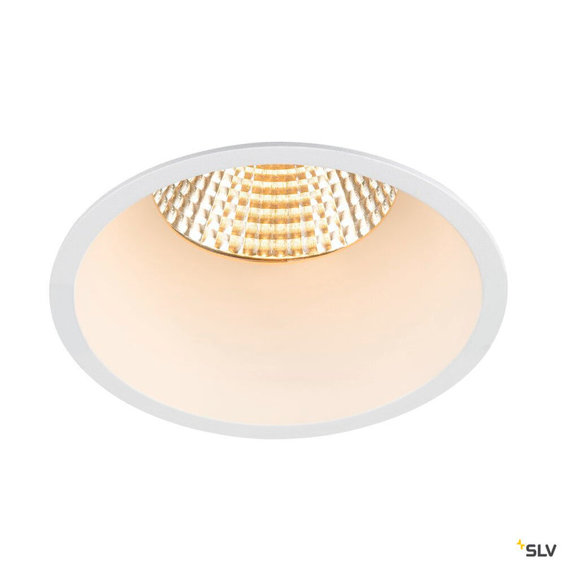 SLV 1007454 NEW TRIA® 95, ceiling installation ring, recessed, D: 10.3 H: 5.5 cm, IP 20, white