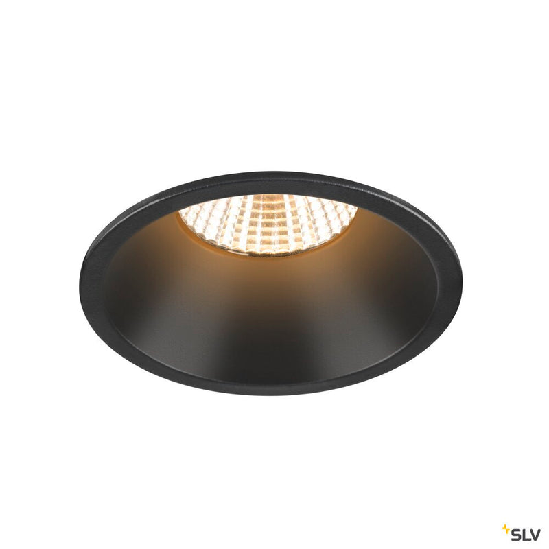 SLV 1007488 NEW TRIA® 75, ceiling installation ring, recessed, D: 8.2 H: 4.3 cm, IP 20, black