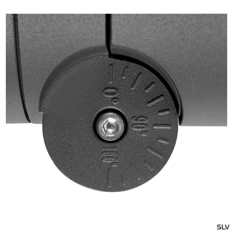 SLV 1007511 R-CUBE, wall and ceiling-mounted light, 2700/3000 K, 15 W, PHASE, 70°, anthracite