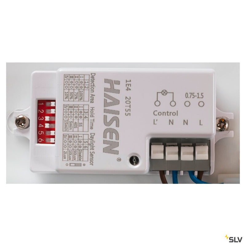 SLV 1007517 SURFACE V 390, 10/15/20 W 830/840 IP44 Sensor
