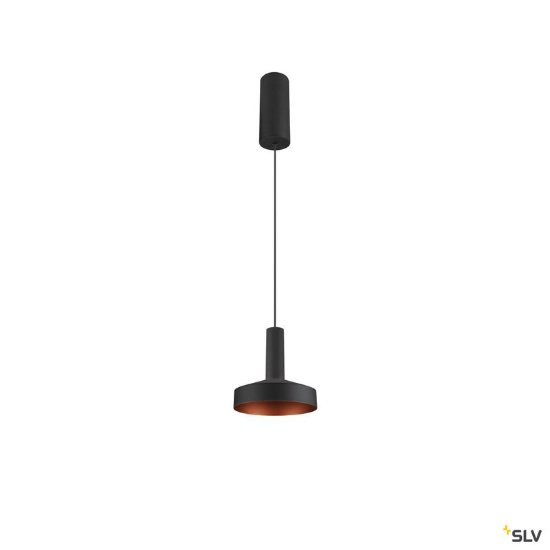 SLV 1007518 LALU®, pendant light, Led Base, Mix&Match, 150 cm, 9.5 W, 3000 K, PHASE, black