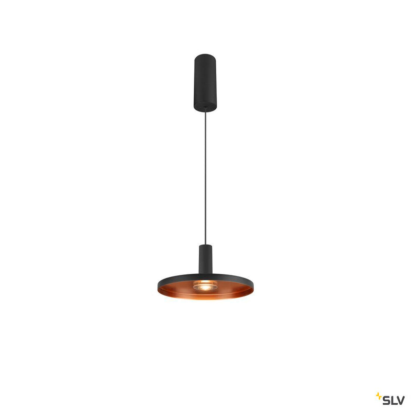SLV 1007518 LALU®, pendant light, Led Base, Mix&Match, 150 cm, 9.5 W, 3000 K, PHASE, black