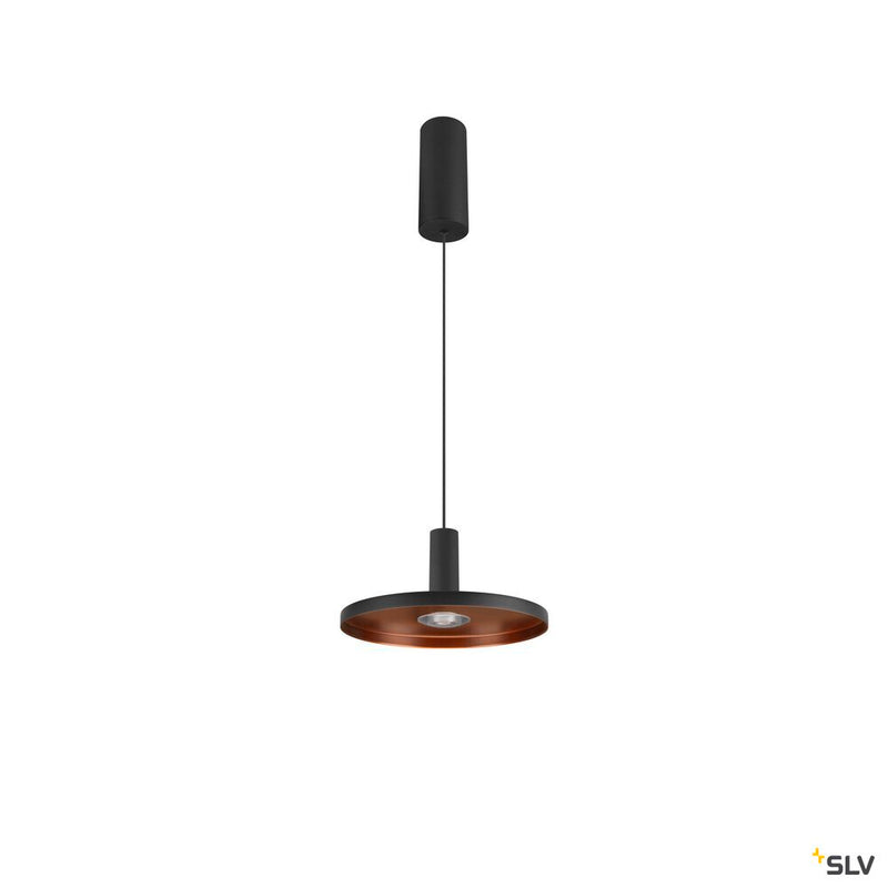 SLV 1007518 LALU®, pendant light, Led Base, Mix&Match, 150 cm, 9.5 W, 3000 K, PHASE, black