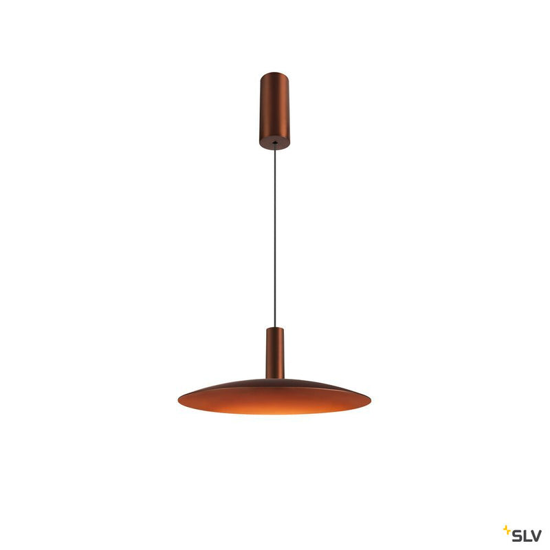 SLV 1007520 LALU®, pendant light, Led Base, Mix&Match, 150 cm, 9.5 W, 3000 K, PHASE, bronze
