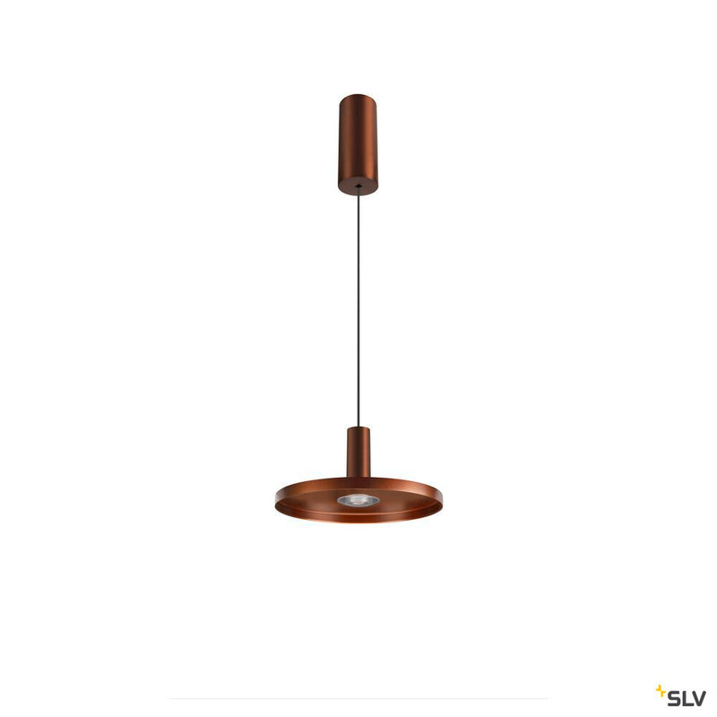 SLV 1007520 LALU®, pendant light, Led Base, Mix&Match, 150 cm, 9.5 W, 3000 K, PHASE, bronze