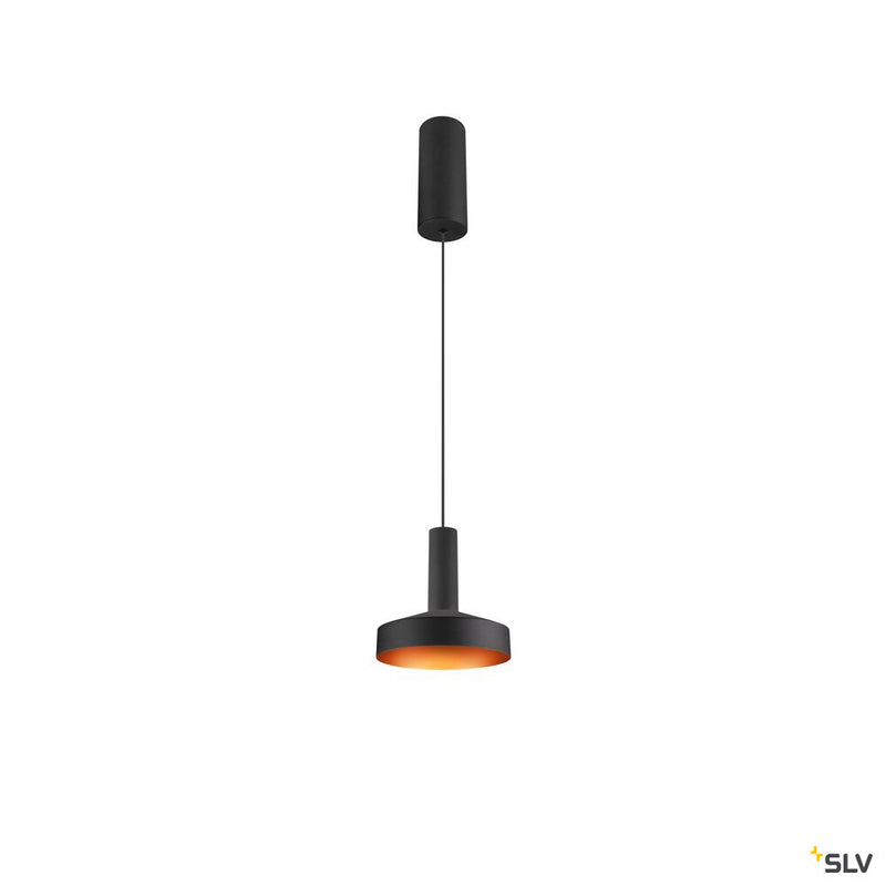 SLV 1007523 LALU® TETRA 14, Lampshade, Mix&Match, H:4.9 cm, black