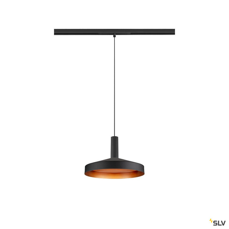 SLV 1010289 LALU®, 48V pendant light, DALI, LED base, Mix&Match, pendant length 200 cm, 2700/3000K, 40°, black