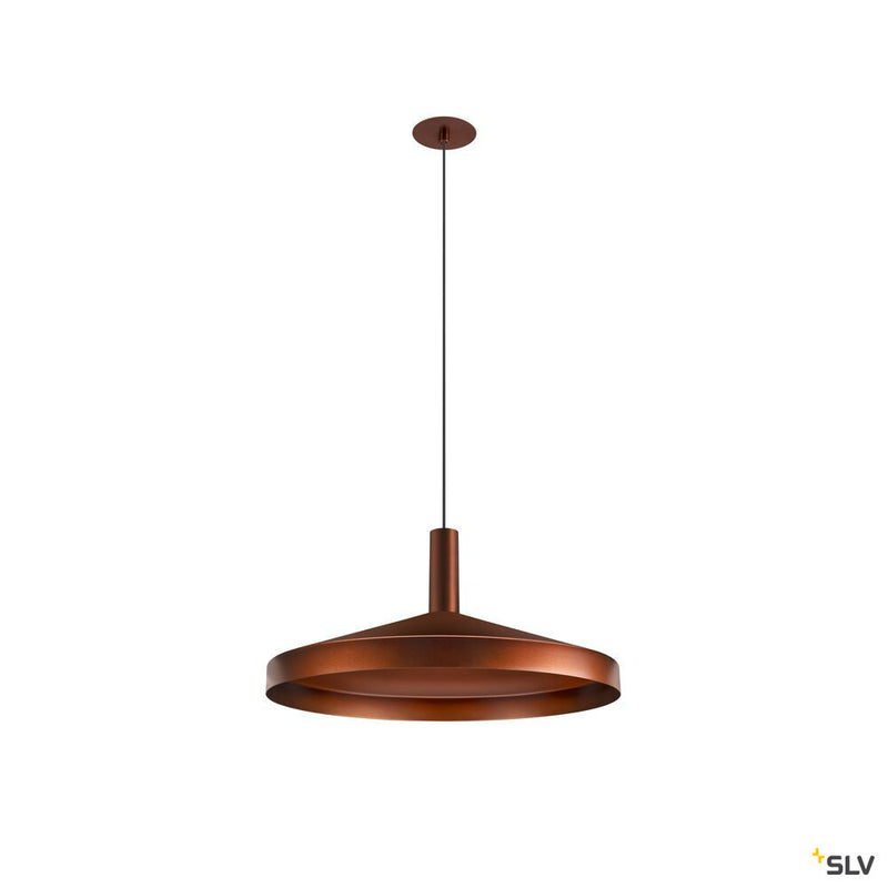 SLV 1007550 LALU®, pendant light, Led Base, Mix&Match, recessed, 150 cm, 9.5 W, 3000 K, PHASE, bronze