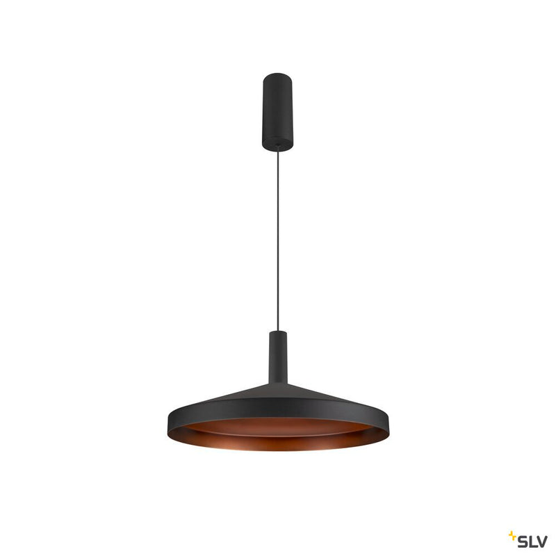 SLV 1007518 LALU®, pendant light, Led Base, Mix&Match, 150 cm, 9.5 W, 3000 K, PHASE, black