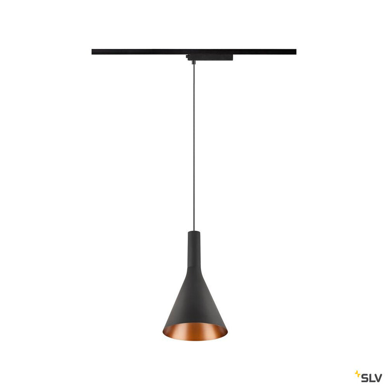 SLV 1007532 LALU® CONE 15, Lampshade, Mix&Match, H:17 cm, black