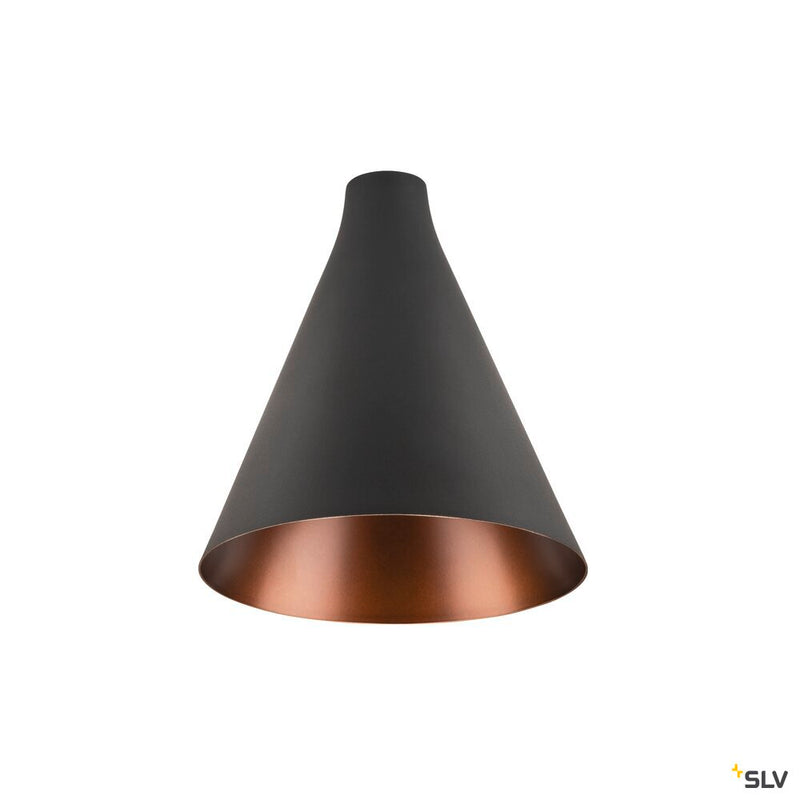 SLV 1007532 LALU® CONE 15, Lampshade, Mix&Match, H:17 cm, black