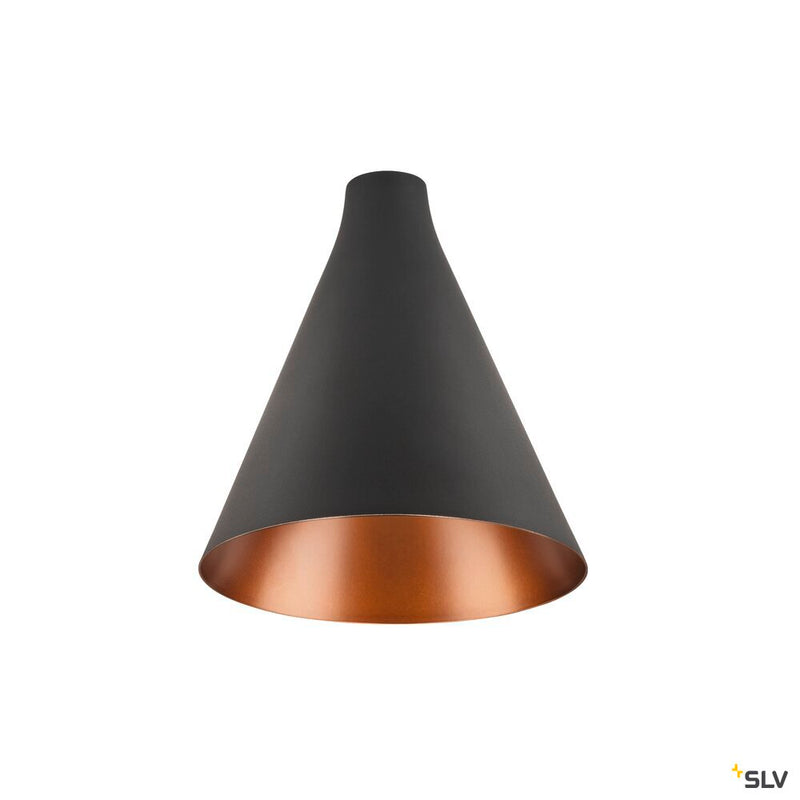 SLV 1007532 LALU® CONE 15, Lampshade, Mix&Match, H:17 cm, black