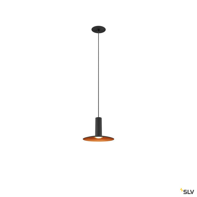SLV 1007535 LALU® ELYPSE 15, Lampshade, Mix&Match, H:1.4 cm, black