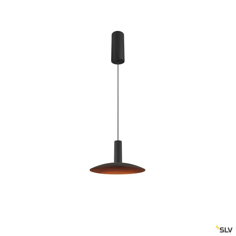 SLV 1007538 LALU® ELYPSE 22, Lampshade, Mix&Match, H:2.8 cm, black