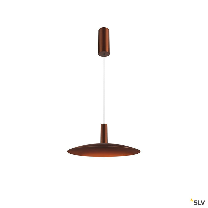SLV 1007520 LALU®, pendant light, Led Base, Mix&Match, 150 cm, 9.5 W, 3000 K, PHASE, bronze