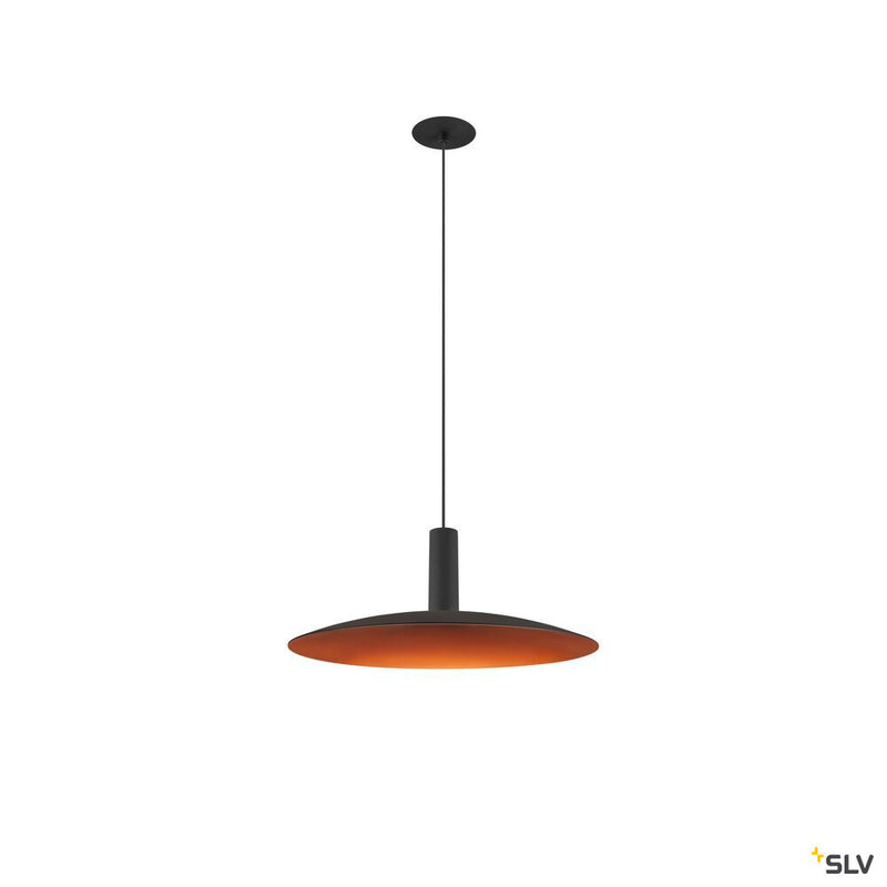 SLV 1007548 LALU®, pendant light, Led Base, Mix&Match, recessed, 150 cm, 9.5 W, 3000 K, PHASE, black