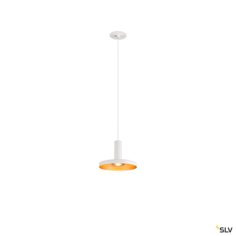 SLV 1007549 LALU®, pendant light, Led Base, Mix&Match, recessed, 150 cm, 9.5 W, 3000 K, PHASE, white