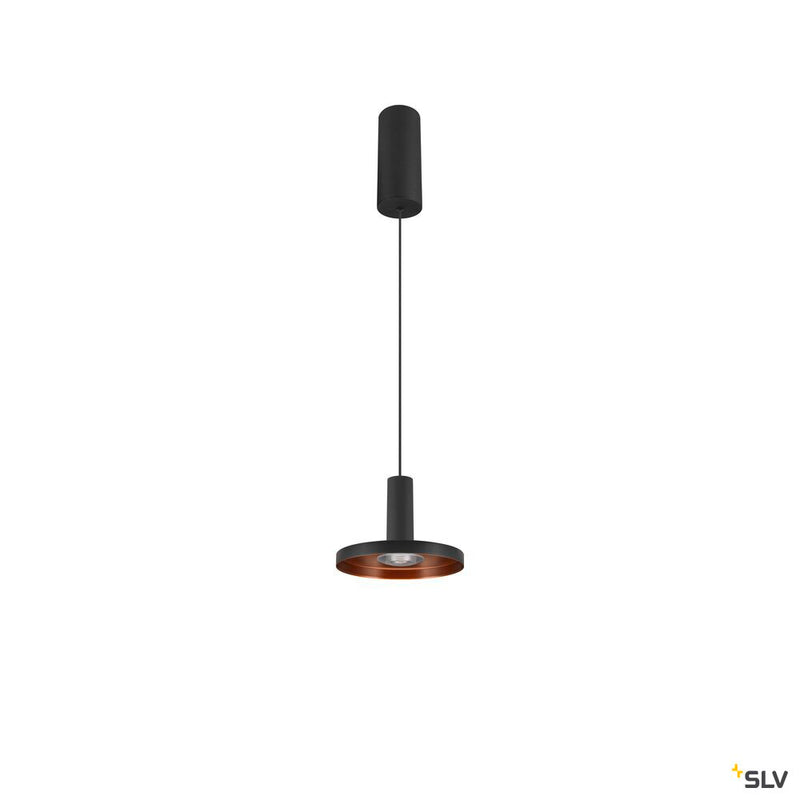 SLV 1007518 LALU®, pendant light, Led Base, Mix&Match, 150 cm, 9.5 W, 3000 K, PHASE, black