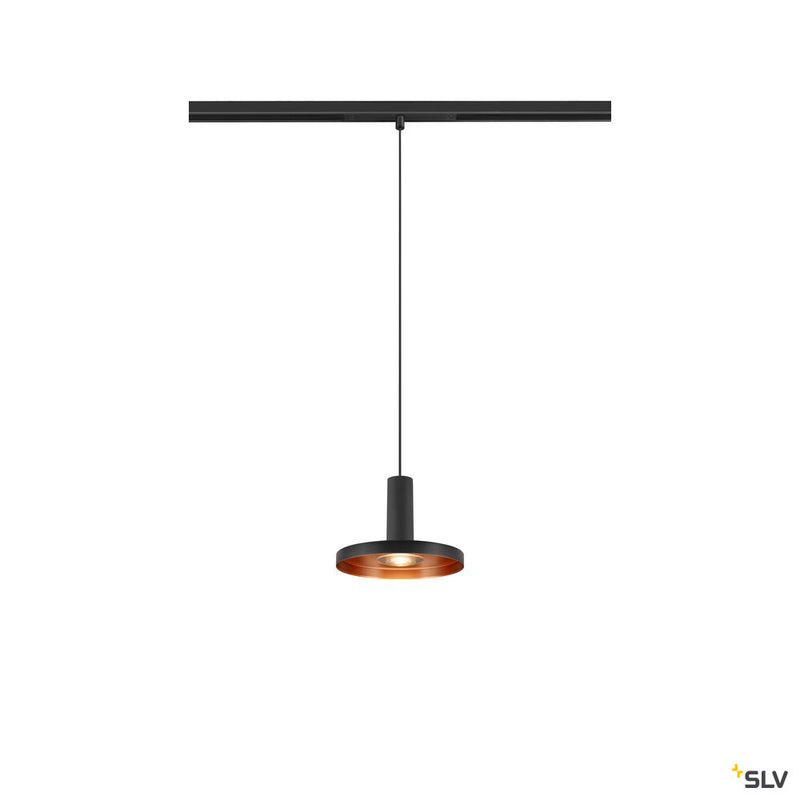 SLV 1010289 LALU®, 48V pendant light, DALI, LED base, Mix&Match, pendant length 200 cm, 2700/3000K, 40°, black