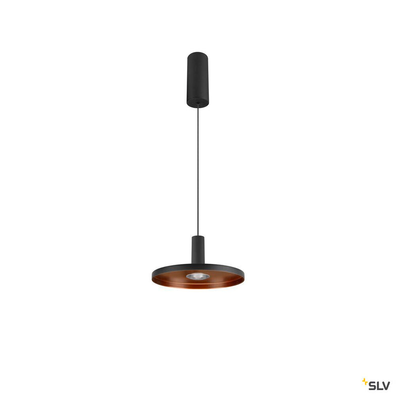 SLV 1007547 LALU® PLATE 22, Lampshade, Mix&Match, H:1.5 cm, black