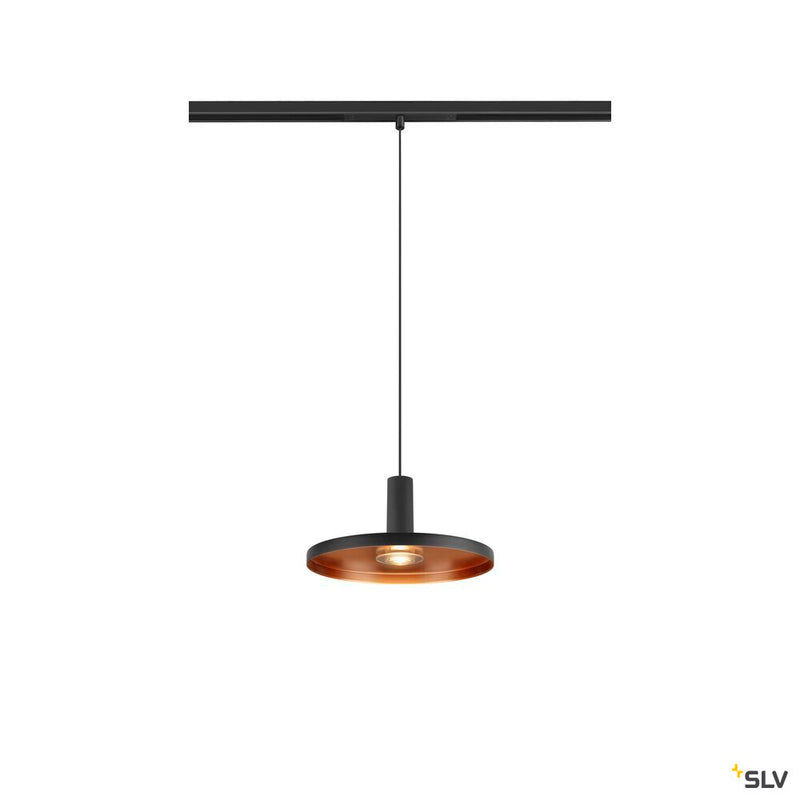 SLV 1010289 LALU®, 48V pendant light, DALI, LED base, Mix&Match, pendant length 200 cm, 2700/3000K, 40°, black