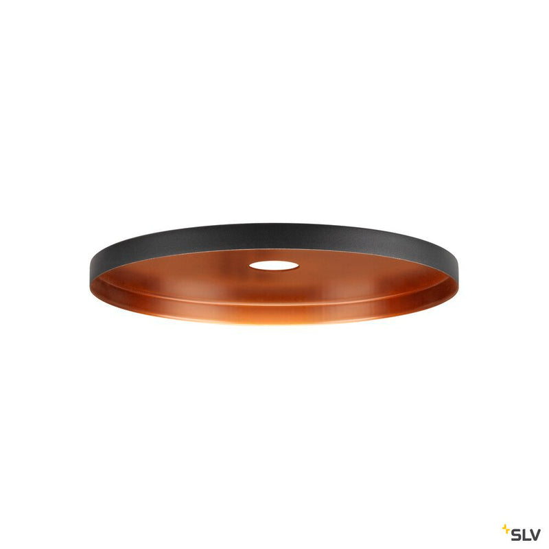 SLV 1007547 LALU® PLATE 22, Lampshade, Mix&Match, H:1.5 cm, black