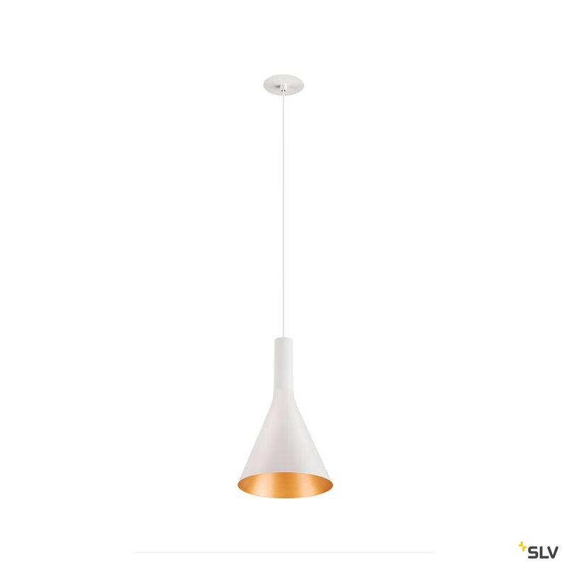 SLV 1007531 LALU® CONE 15, Lampshade, Mix&Match, H:17 cm, white