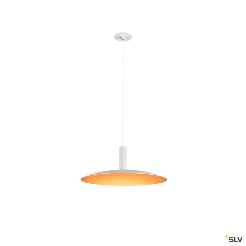 SLV 1007549 LALU®, pendant light, Led Base, Mix&Match, recessed, 150 cm, 9.5 W, 3000 K, PHASE, white
