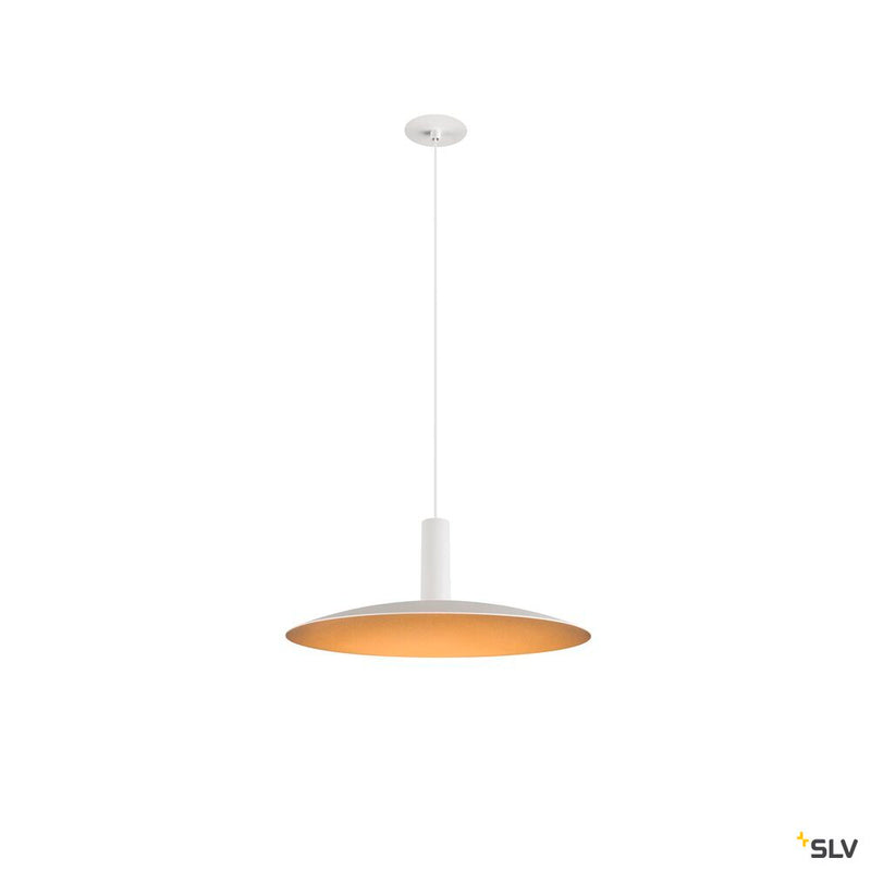 SLV 1007549 LALU®, pendant light, Led Base, Mix&Match, recessed, 150 cm, 9.5 W, 3000 K, PHASE, white