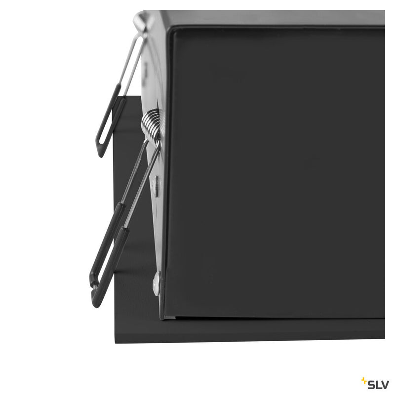 SLV 1007567 KADUX, recessed ceiling light, triple, 3000 K, 38°, IP 20, square, black