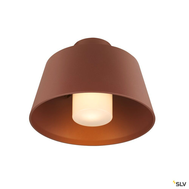SLV 1007582 PHOTONI, ceiling-mounted light, conical, 1x max. 13 W, E27, rust