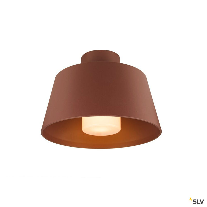 SLV 1007582 PHOTONI, ceiling-mounted light, conical, 1x max. 13 W, E27, rust