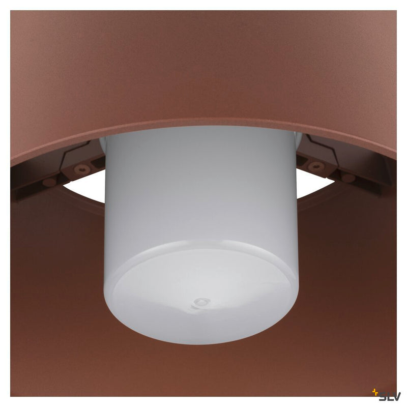 SLV 1007582 PHOTONI, ceiling-mounted light, conical, 1x max. 13 W, E27, rust