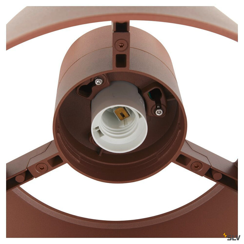 SLV 1007582 PHOTONI, ceiling-mounted light, conical, 1x max. 13 W, E27, rust