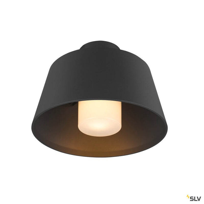 SLV 1007586 PHOTONI, ceiling-mounted light, conical, 1x max. 13 W, E27, black