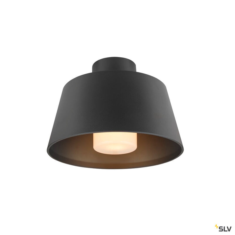 SLV 1007586 PHOTONI, ceiling-mounted light, conical, 1x max. 13 W, E27, black