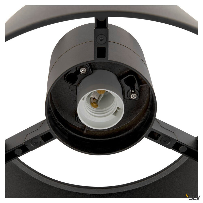 SLV 1007586 PHOTONI, ceiling-mounted light, conical, 1x max. 13 W, E27, black