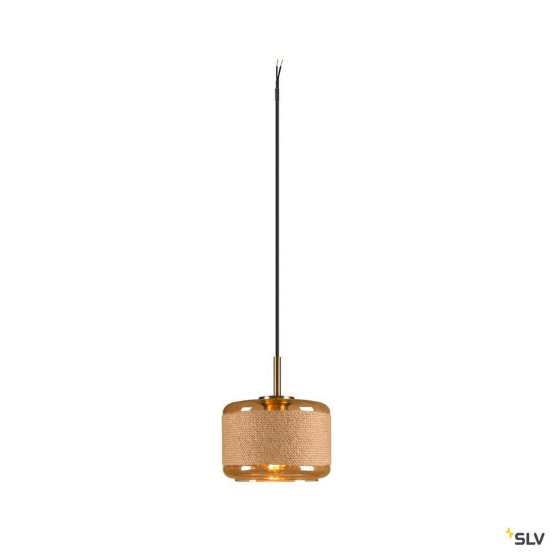 SLV 1007597 PANTILO ROPE 19, pendant light, 250 cm, E27, 15 W, gold