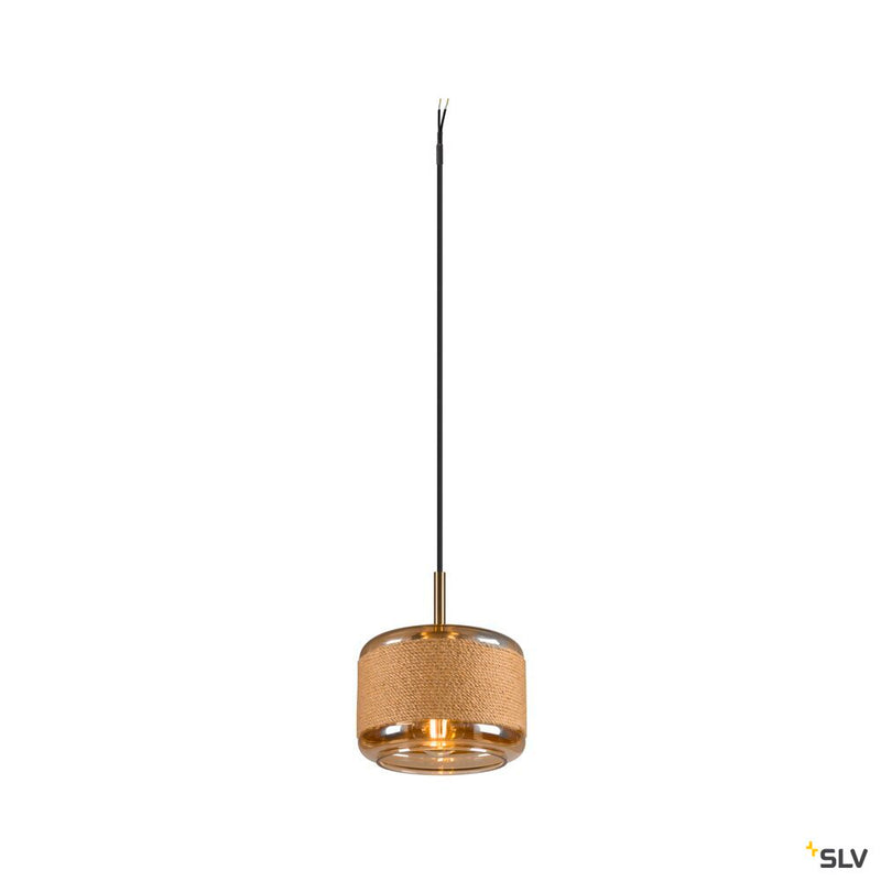 SLV 1007597 PANTILO ROPE 19, pendant light, 250 cm, E27, 15 W, gold